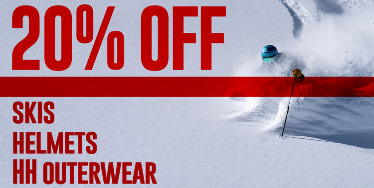 Spring Sale- 20% Off 2021 Skis, Helmets, and Outerwear