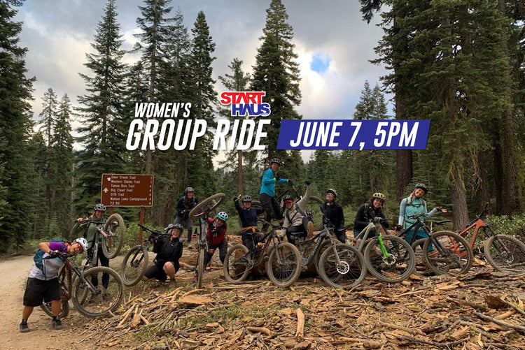 Women's Mountain Bike Group Ride in Tahoe