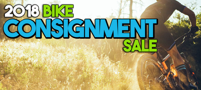 Bike Consignment Sale- Bring us Your Used Bikes!