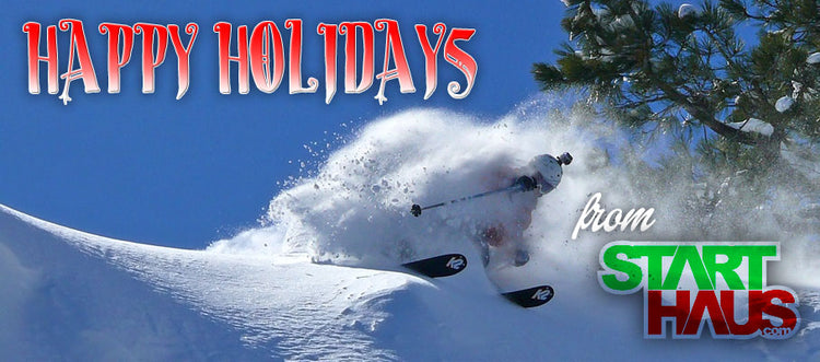 Happy Holidays & Happy Snow, from the Start Haus Staff