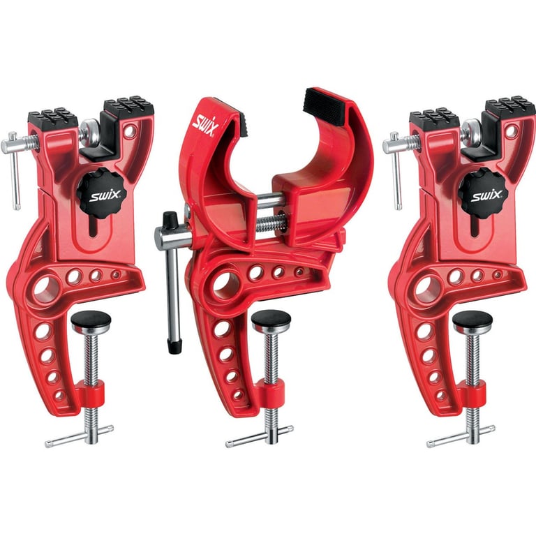 Load image into Gallery viewer, Swix 50mm Wide WC Ski Vise - 3pc Tuning Vise 40-100mm
