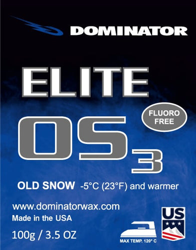 Dominator Elite Old Snow -5C and warmer