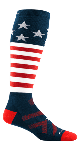 Darn Tough Captain Stripe OTC Lightweight Ski Sock