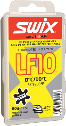Swix LF10X Yellow, 0°C/10°C, 60g