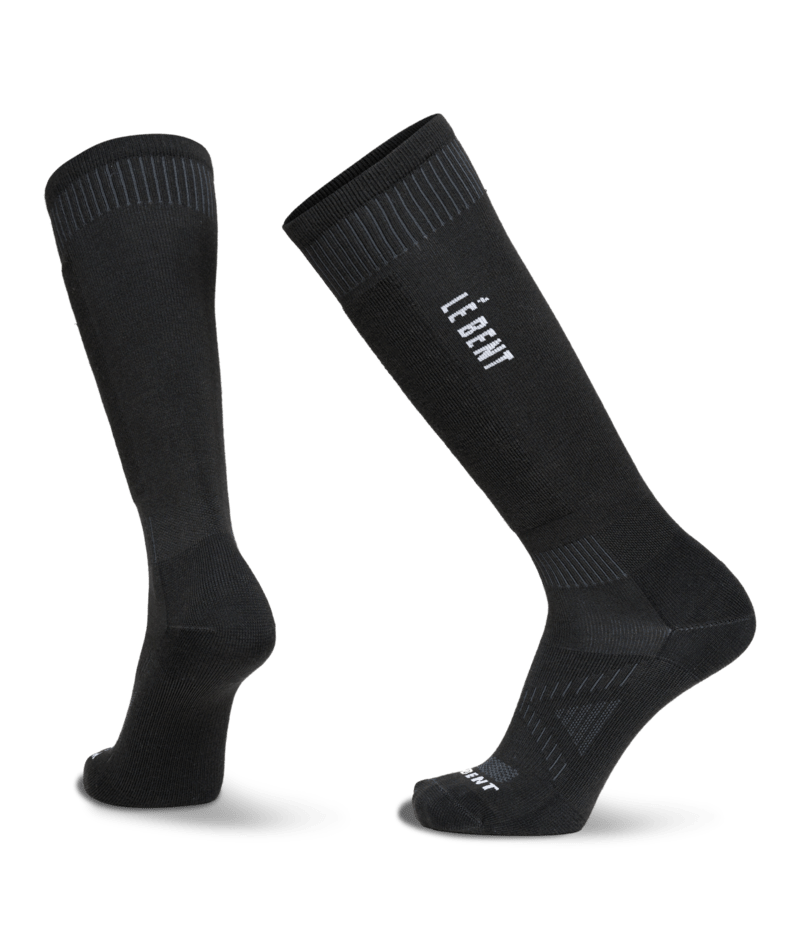 Load image into Gallery viewer, Lé Bent Targeted Cushion Logo Snow Ski Sock
