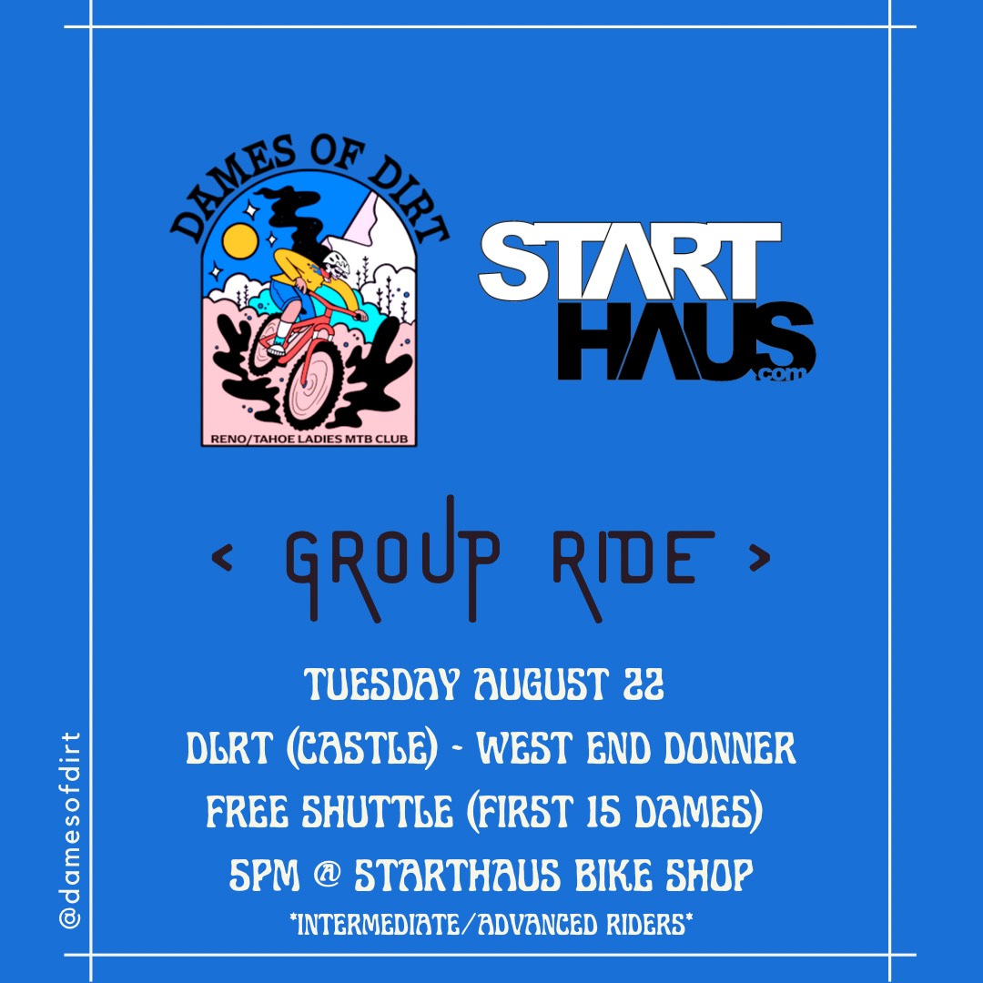 Dames of Dirt + Start Haus Group Ride, Aug 22